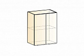Шкаф навесной Стоун 23.10.01 (2дв. глухие) L600 H720 (Камень светло-серый)