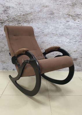 Кресло-качалка Диана Модель 5 (Венге/Ткань коричневая Verona Brown)